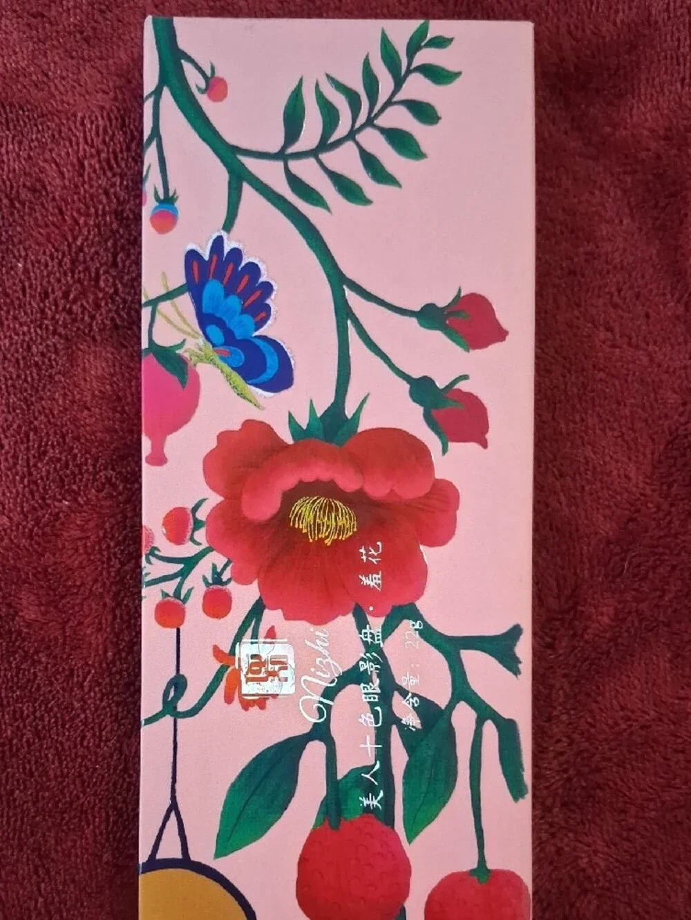 Peach Blossom Eye Shadow Palette — Pink & Gold Shades